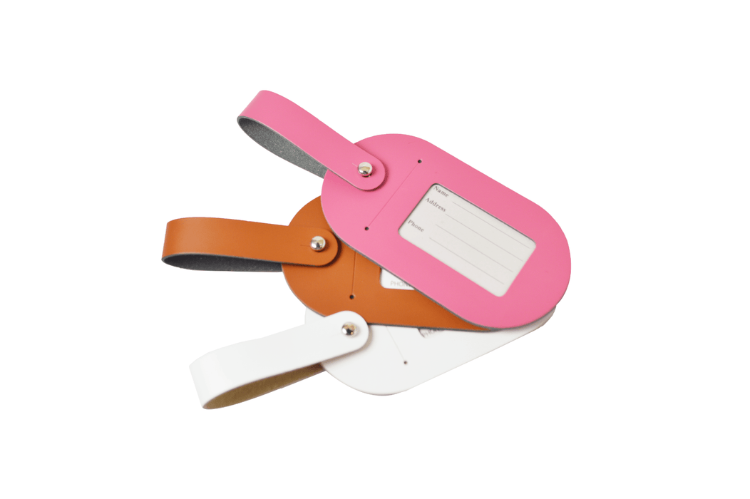 San Lorenzo - Regenerated Leather Luggage Tag - Papier Plume