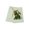 Christmas Cards - Santa Claus (Green) - Papier Plume