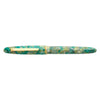 Esterbrook Estie fountain pen with gold fittings, featuring a sea glass-colored barrel and smooth metallic finish.