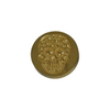 Papier Plume Halloween wax seal featuring a skull design on a circular wax seal for decorative or sealing purposes.