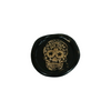 Papier Plume Halloween wax seal featuring a detailed skull design, perfect for sealing envelopes or adding a spooky touch.