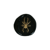 Papier Plume Halloween wax seal featuring a detailed spider design on a dark background.
