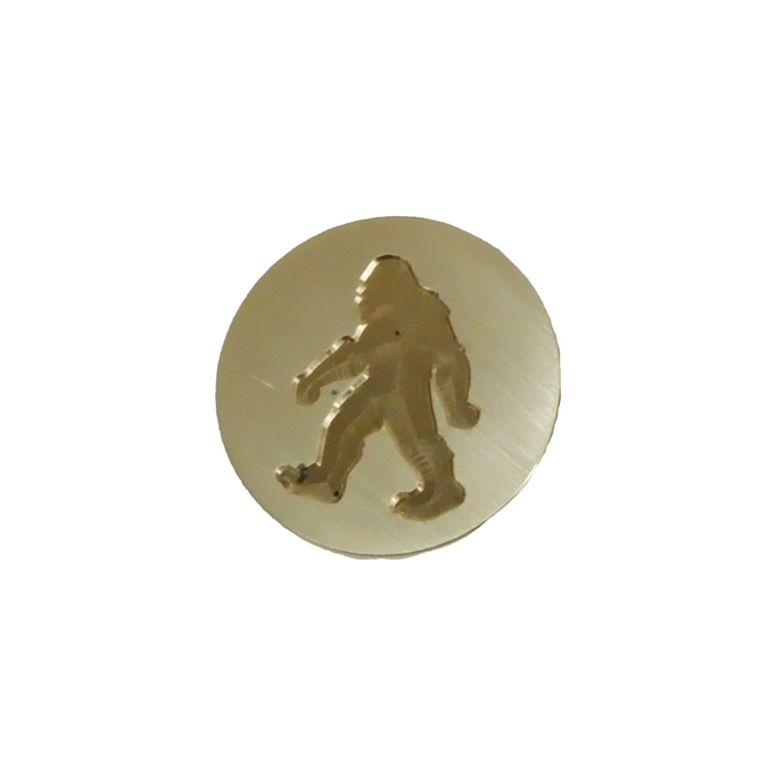 Papier Plume Halloween wax seal featuring a swamp monster design, with intricate details and dark green and black colors.
