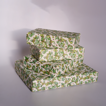 Rossi - Green Florentine Notecards - Papier Plume