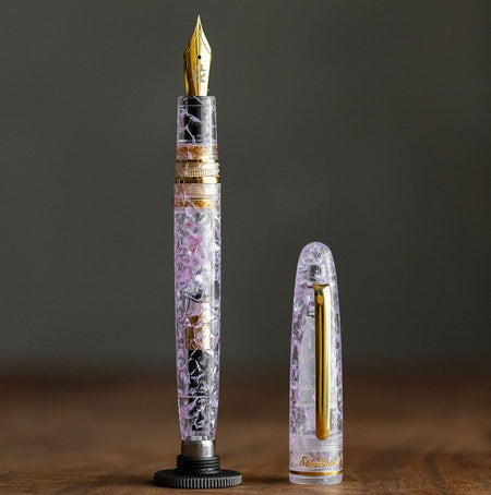 Esterbrook Bungubox Kachofugetsu Cherry Blossom Edition fountain pen with a decorative floral design and elegant nib.