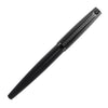 Diplomat Viper black fountain pen with capped design, showcasing sleek black body and silver accents.