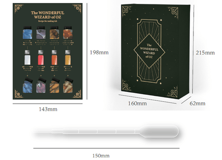 Wearingeul - The Wonderful Wizard of OZ Spell Book Set - Papier Plume