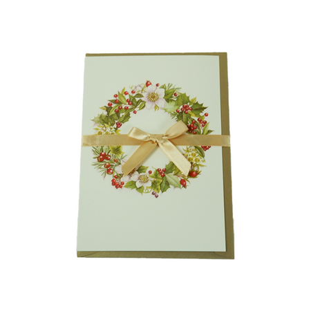 Christmas Cards - Wreath - Papier Plume