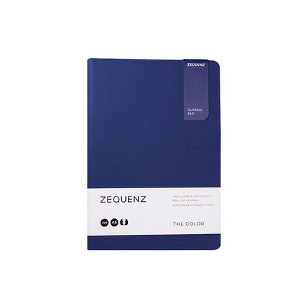 Blue Zequenz Color Journals A5 dotted journal with a colorful cover, ideal for note-taking and creative writing.
