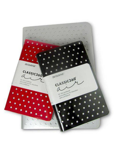 Zequenz Journal Classic 360 Air in black, compact notebook with smooth cover and spiral binding, ideal for daily writing and notes.